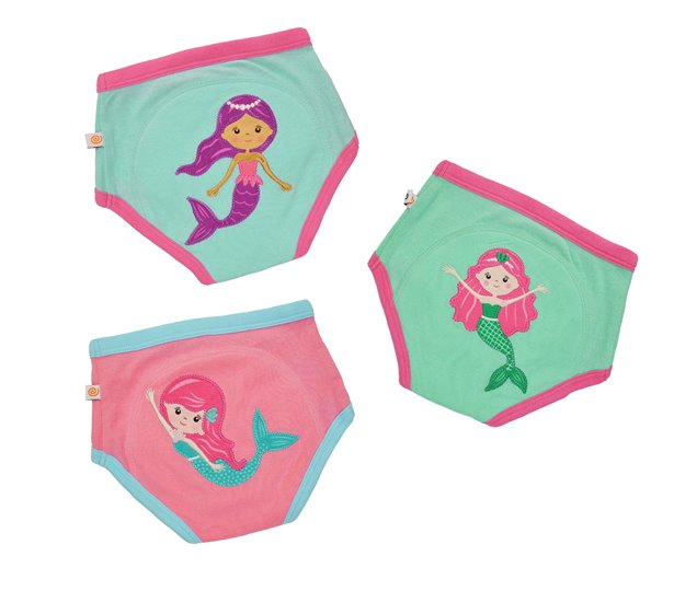 Zoocchini Majtki Treningowe Dziewczęce Mermaids 2-3 lata 3 szt.