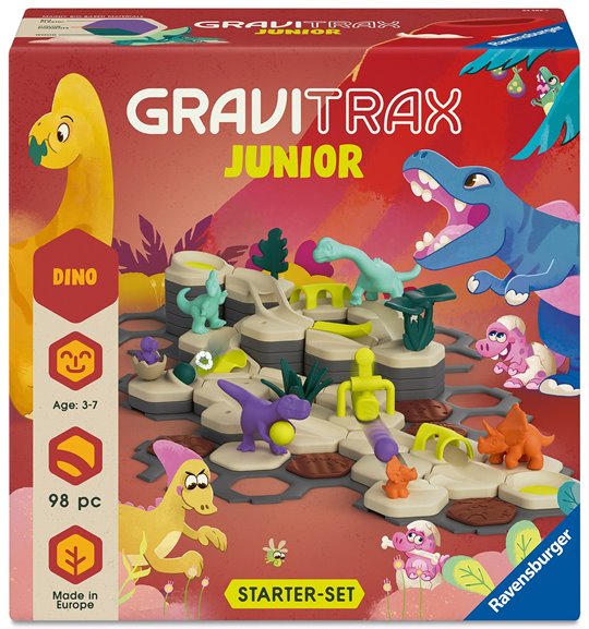 GraviTrax Junior Zestaw Startowy z Dinozaurami L Dino 98el.