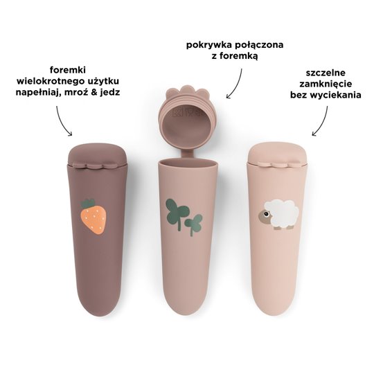 Done by Deer Foremki Silikonowe do Lodów Sheepy Powder