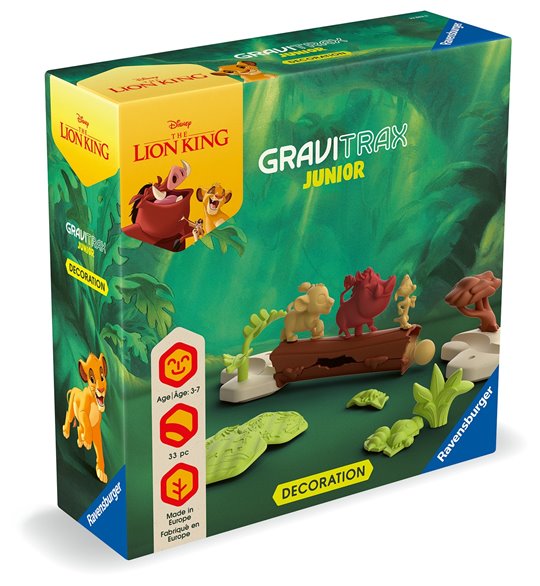 GraviTrax Junior Zestaw Uzupełniający Król Lew 33el.