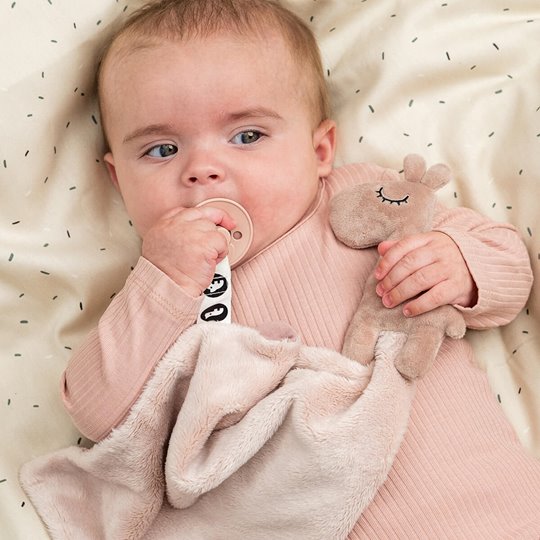 Done by Deer Kocyk Przytulanka dla Niemowlaka Żyrafa Raffi Powder