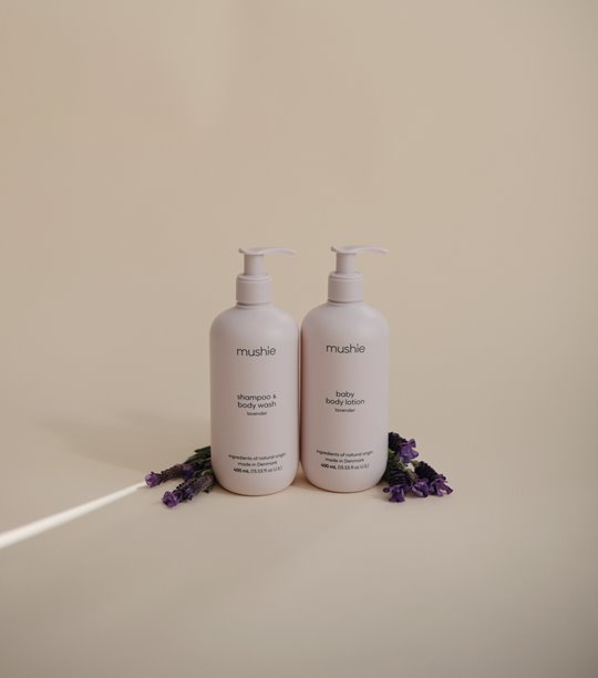 Mushie Balsam nawilżający dla dzieci i niemowląt Lavender 400 ml