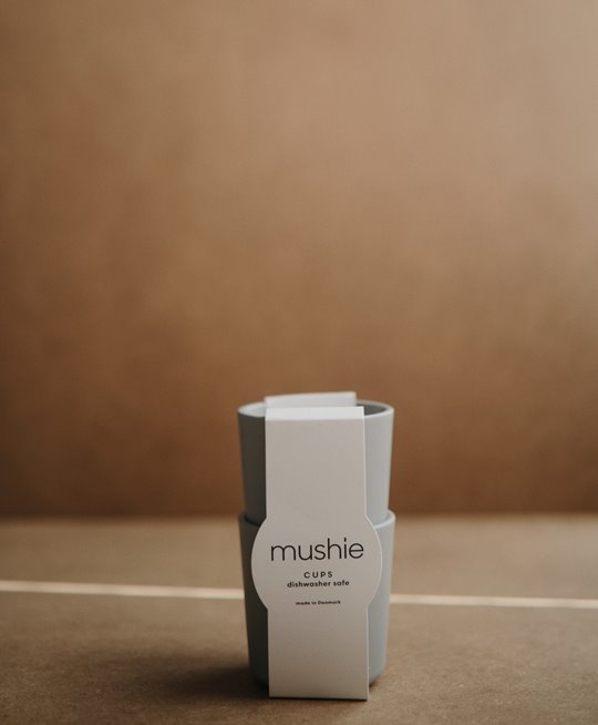 Mushie Kubeczki dla dzieci 225 ml 2-pak Powder Blue