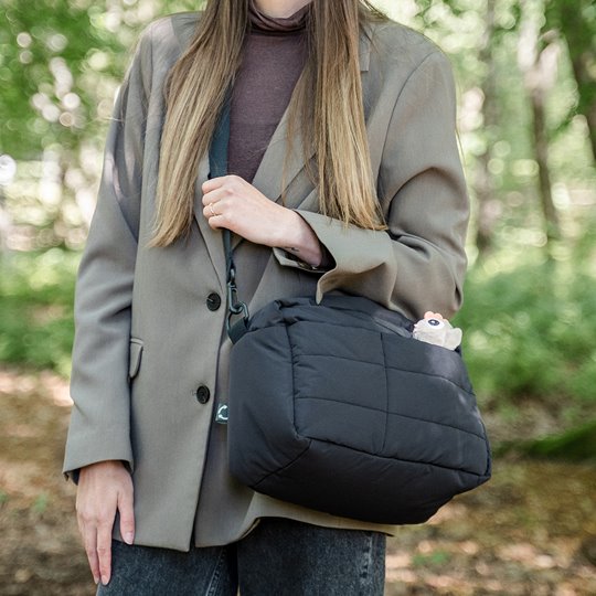 Done by Deer Torba do Wózka Pikowana Black