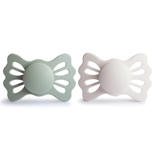 FRIGG Lucky Smoczek symetryczny 2-pak silikon 6-18m Sage / Silver