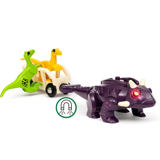 BRIO World Dino Zestaw Dinozaurów z Wagonikiem