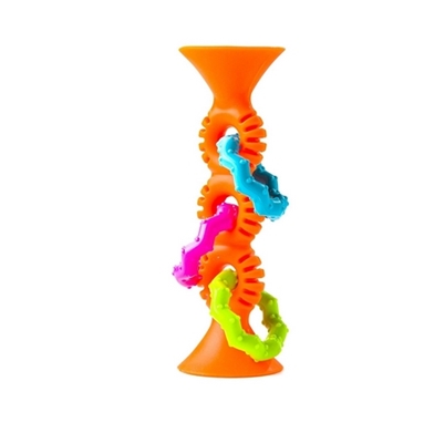 Zdjęcie Fat Brain Toy Grzechotka Pomarańczowa Bobo Przyssawki