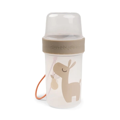 Zdjęcie Done by Deer Pojemnik na Przekąski Dwustronny L Lalee Sand