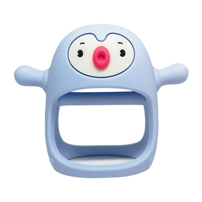 Zdjęcie Smily Mia Gryzak Silikonowy Pingwin Buddy Light Blue