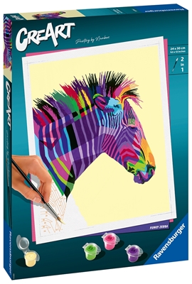 Zdjęcie CreArt Malowanie Po Numerach - Zebra