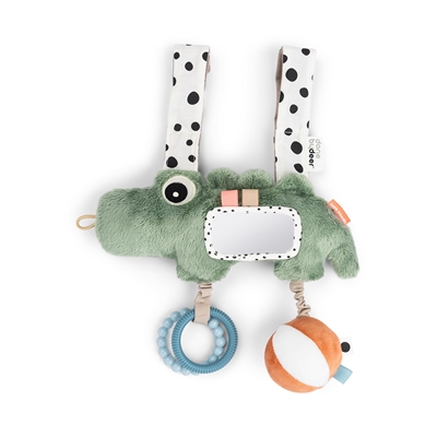 Zdjęcie Done by Deer Zawieszka do Wózka i Fotelika Krokodyl Croco Green