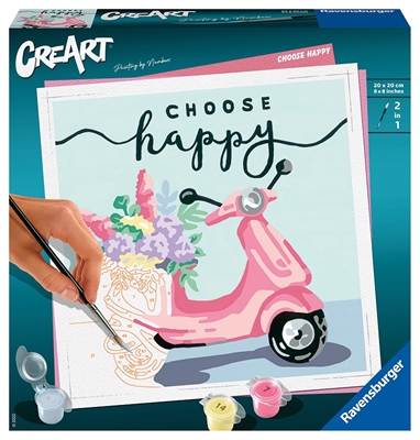 Zdjęcie CreArt Malowanie Po Numerach - Choose Happy