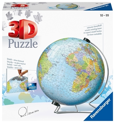 Zdjęcie Ravensburger Puzzle 3D Kula Ziemska Globus 540 el.
