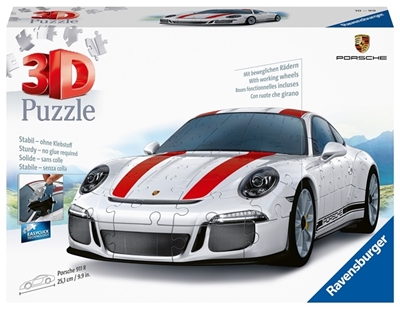 Zdjęcie Ravensburger Puzzle 3D Pojazdy Porsche 911R 108 el.