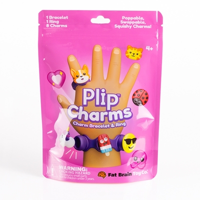 Zdjęcie Fat Brain Toy Biżuteria Plip Charms. Zestaw Fioletowy