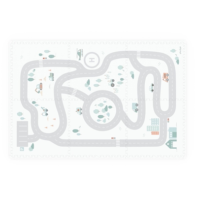 Zdjęcie Play&Go Dwustronna Mata Piankowa EEVAA 3w1 Roadmap 120x180cm