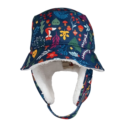 Zdjęcie FlapJack Czapka Zimowa Dziecięca Wodoodporna Bucket Hat Forest L