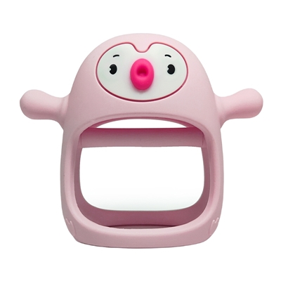 Zdjęcie Smily Mia Gryzak Silikonowy Pingwin Buddy Light Pink