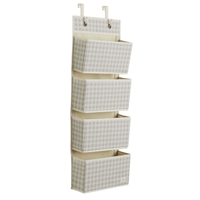 Zdjęcie 3 Sprouts Organizer Na Drzwi Wiszący Gingham Beige