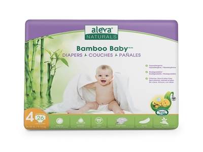 Zdjęcie Aleva Naturals Bambusowe Pieluchy Rozmiar 4 -TERMIN DO 30.04.2024