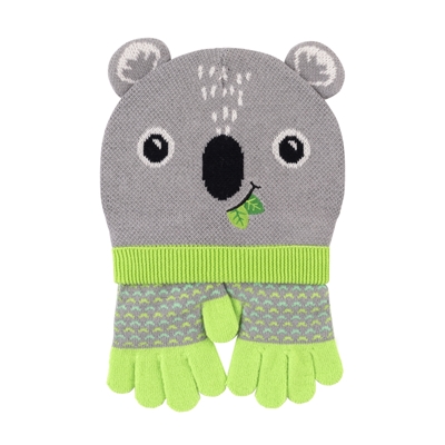 Zdjęcie Zoocchini Komplet Jesienny dla Dzieci Czapka i Rękawiczki Koala M