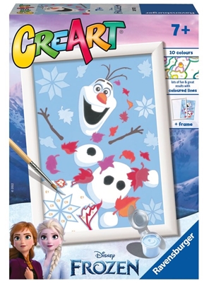 Zdjęcie CreArt Malowanie Po Numerach Dla Dzieci Frozen Uroczy Olaf