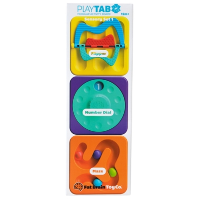 Zdjęcie Fat Brain Toy Zabawka Sensoryczna Kwadraty Play Tab Zestaw 1