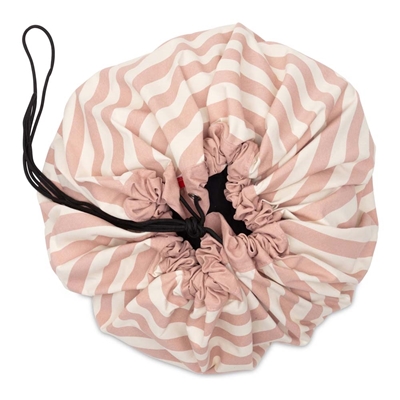 Zdjęcie Play&Go Worek na Zabawki i Mata do Zabawy 2w1 Stripes Pink New