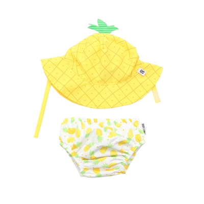 Zdjęcie Zoocchini Pieluszka Kąpielowa z Czapką Ananas S