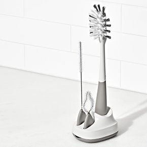 OXO tot Szczotka do Mycia Butelek z Akcesoriami Pebble