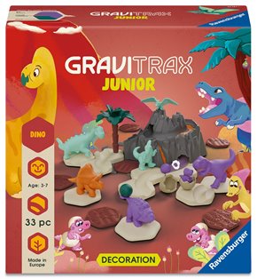 GraviTrax Junior Zestaw Uzupełniający Dinozaury Dino 33el.