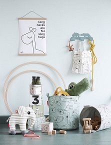 Done by Deer Contour Miękkie Kosze Powder