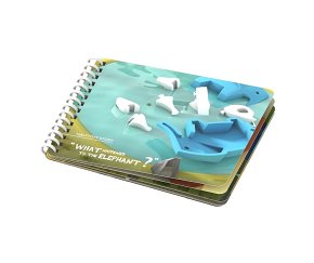 Halftoys Magnetyczny Składany Słoń z Książeczką