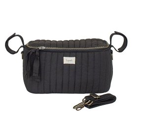 3 Sprouts Organizer Do Wózka Quilted Solid Black