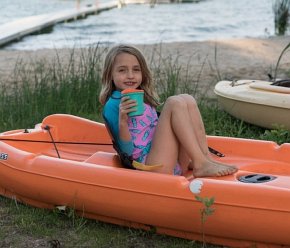 Silikids Kubek Silikonowy Aqua/Orange