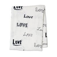 Lulujo Modern Kocyk Bambusowy Love
