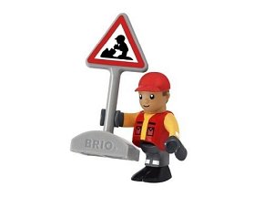 BRIO World Zestaw Roboty Drogowe z Walcem