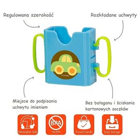 Innobaby Uchwyt na Sok w Kartoniku Blue