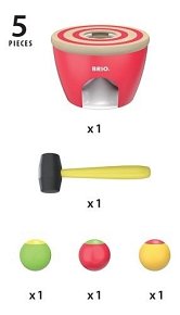 BRIO Zabawka Zręcznościowa Wbijanie Kulek