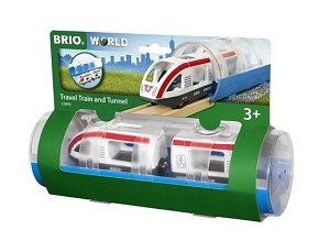 BRIO World Pociąg Osobowy z Tunelem