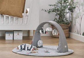 Done by Deer Pałąk z Zabawkami Grey