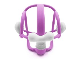 Mombella Gryzak z Grzechotką Ślimak Purple