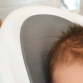 Shnuggle Wanienka dla Niemowlaka z Odpływem Baby White Stars