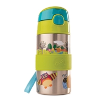 Oops Bidon Stalowy 400ml Forest