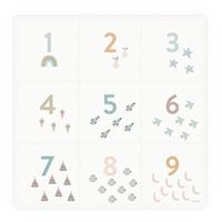 Play&Go Dwustronna Mata Piankowa EEVAA 3w1 Numbers 180x180cm