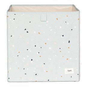 3 Sprouts Pudełko na Zabawki Recycled Terrazzo Green