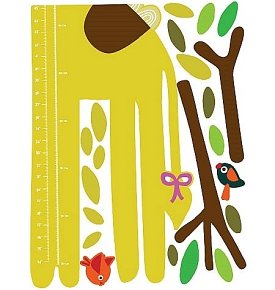 Wallies Naklejk Miarka Wzrostu Żyrafka