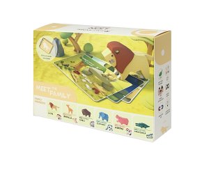 Halftoys Magnetyczny Składany Lew z Książeczką