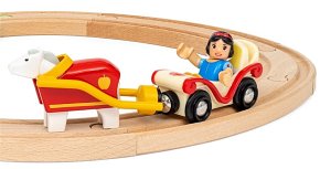 BRIO Disney Kolejka Drewniana Królewna Śnieżka i Zwierzęta