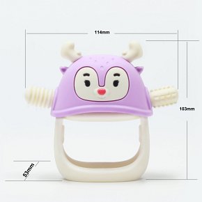 Smily Mia Gryzak dla Niemowlaka Renifer Purple